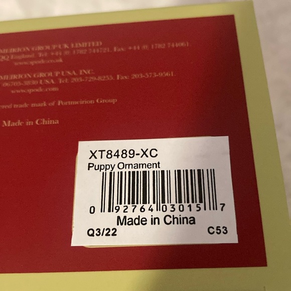 Spode Puppy Ornament - Picture 6 of 8